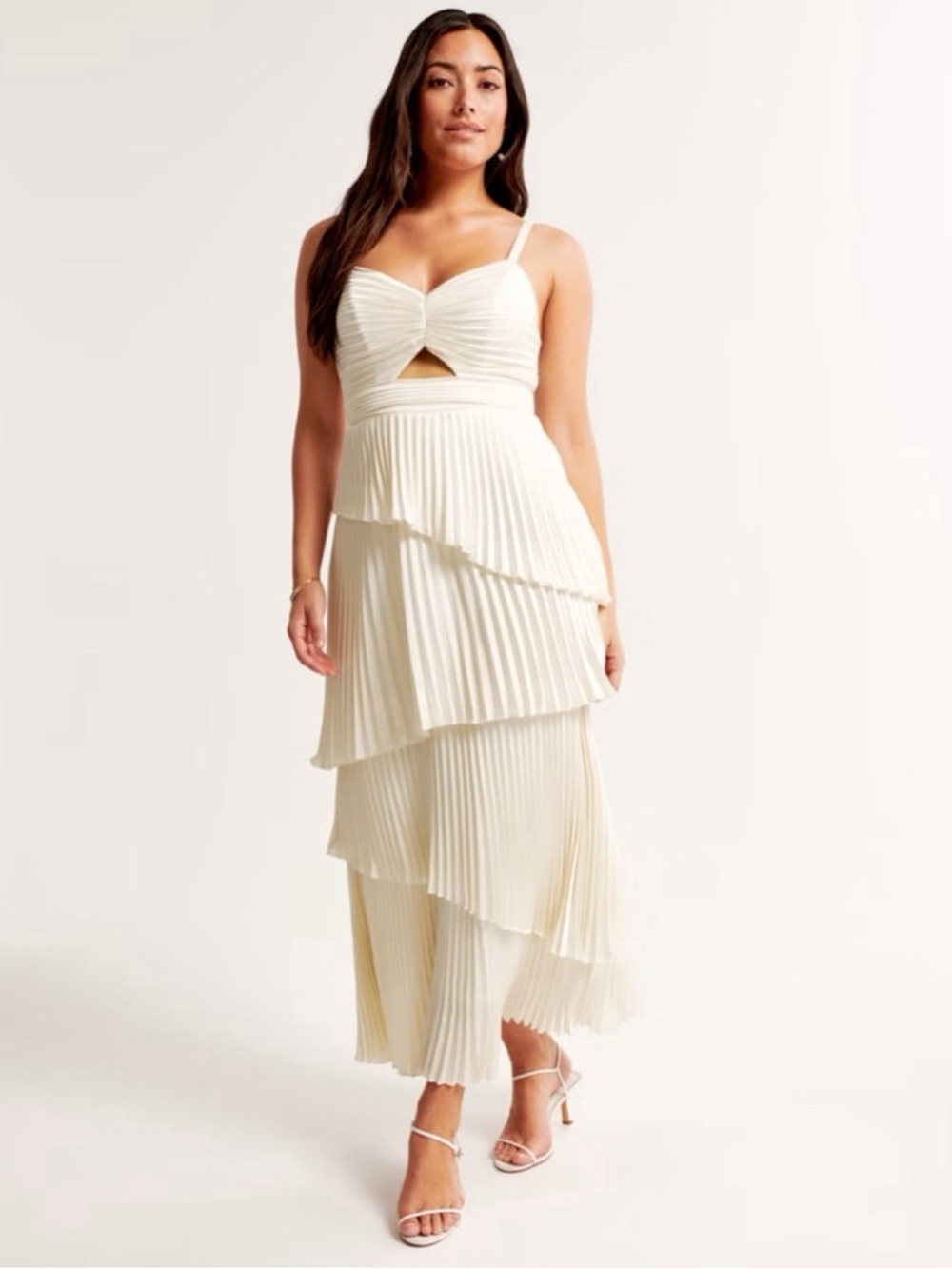 Abercrombie & Fitch Giselle Tiered Maxi Dress — Size S